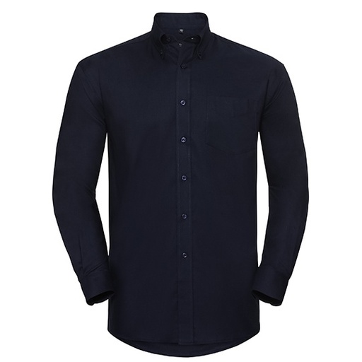 Koszula Męska Długi Rękaw Klasyczna Oxford Z932 - Bright Navy