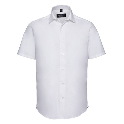 Koszula Męska Slim Bawełniana Ze Streczem Z947 - White