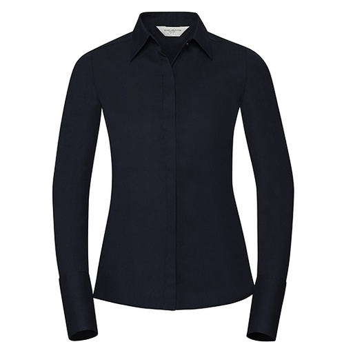 Koszula Damska Slim Bawełniana Elastyczna Z960F - Bright Navy
