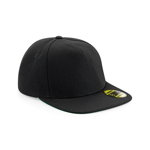 [CB660-1000296609] Czapka z płaskim daszkiem snapback CB660 - Black & Black & Black