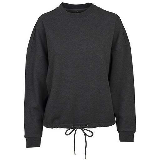 Bluza Damska Oversize Bawelniano Poliestrowa BY058 - Charcoal (Heather)