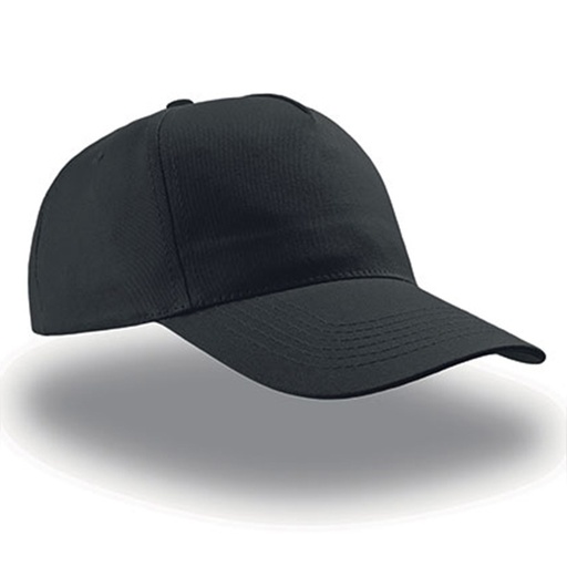 [CZA 5P BK] Klasyczna Czapka 5-Panelowa CZA 5P - Black