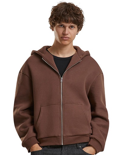 Bluza Oversize z Kapturem BY285 - Chocoloate Brown