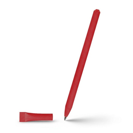 [V1630-05] Długopis z zrolowanego papieru V1630 - Czerwony