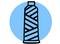 Haft na czapce zimowej 