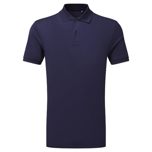 Męskie Polo z Poliestru AQ001 - Navy