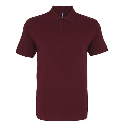 Męskie klasyczne polo AQ010 - Burgundy