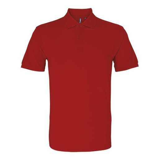 Męskie klasyczne polo AQ010 - Cherry Red