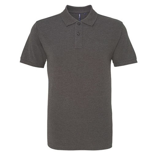 Męskie klasyczne polo AQ010 - Charcoal
