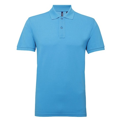 Polo Meskie Odprowadzajace Wilgoc AQ015 - Turquoise