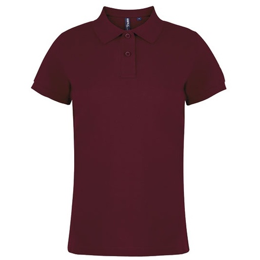 Damskie polo klasyczne AQ020 - Burgundy