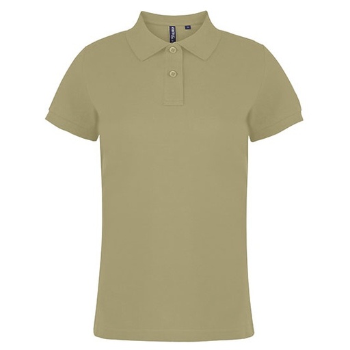 Damskie polo klasyczne AQ020 - Khaki