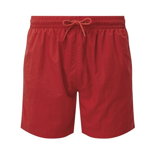 Męskie szorty kąpielowe z troczkiem AQ053 - Red