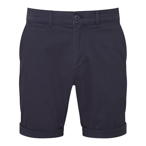 Szorty chino lekkie męskie AQ058 - Navy