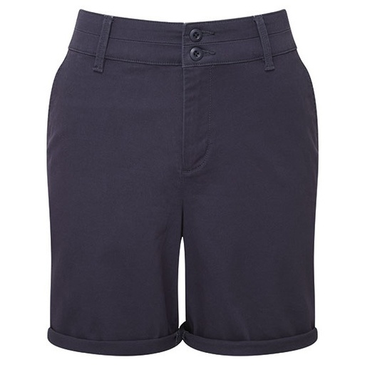 Damskie lekkie szorty chino AQ068 - Navy