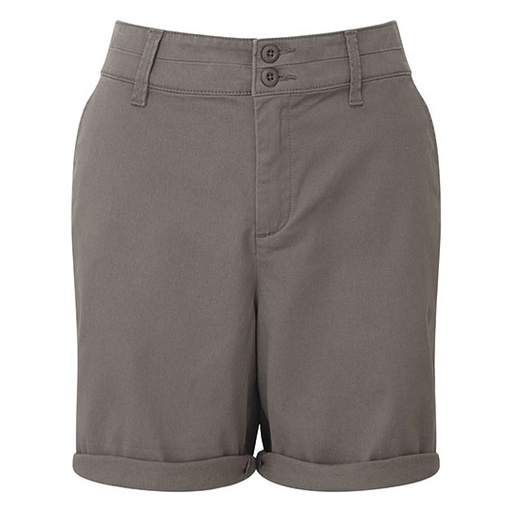 Damskie lekkie szorty chino AQ068 - Slate