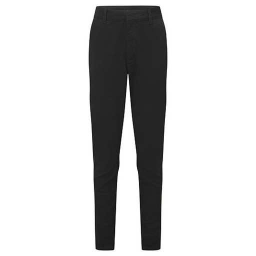 Damskie chinosy slim fit AQ069 - Stay Black