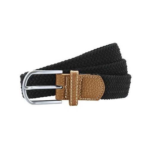 Pasek pleciony elastyczny AQ900 - Black