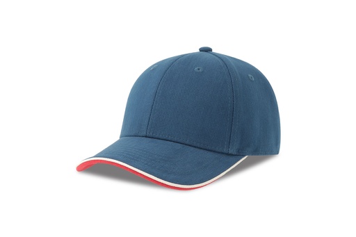 [AT698-1000400390] Czapka z Daszkiem Bawełna Organiczna Recykling AT698 - Royal