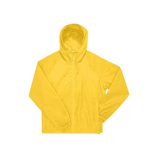 Wiatrówka wodoodporna z chowanym kapturem BCJG003 - Pop Yellow