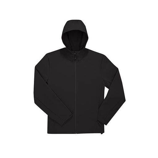 Kurtka Softshell z Kapturem BCJG006 - Black