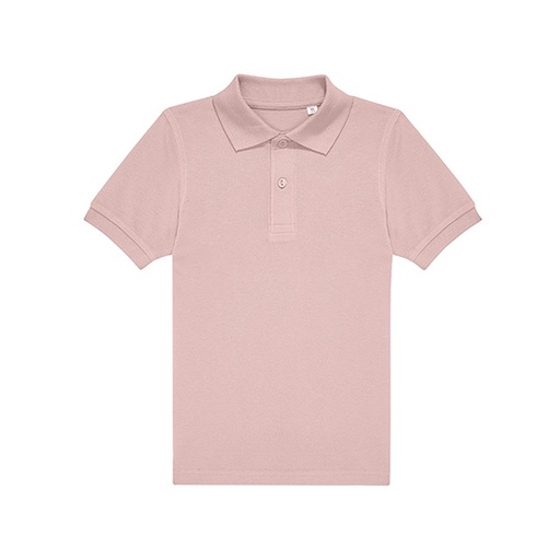 Koszulka Polo Dziecieca Bawelniana Pika BCPK001 - Blush Pink