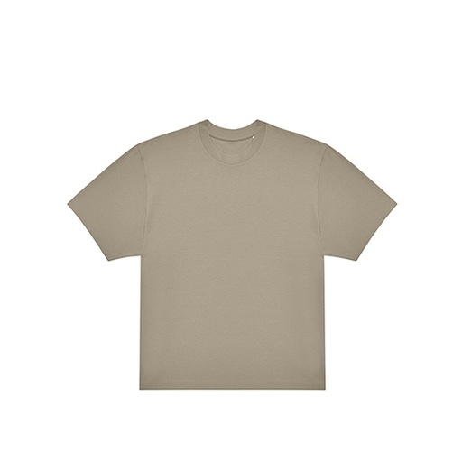 T-shirt Oversize Bawełniany BCTG001 - Mastic