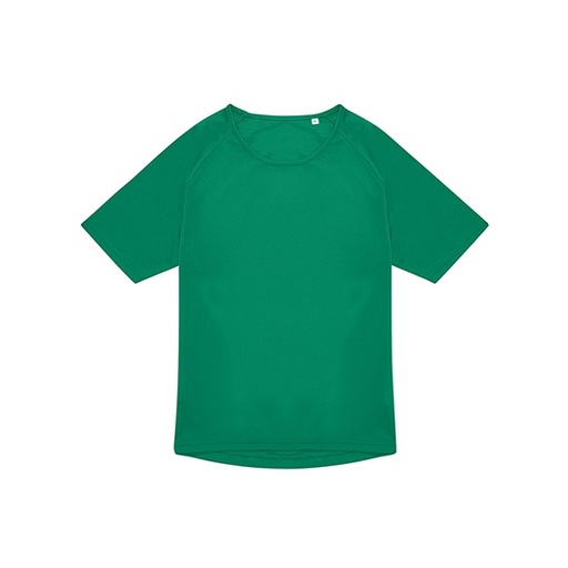 Koszulka Sportowa Raglanowa Poliester Recykling BCTG003 - Kelly Green
