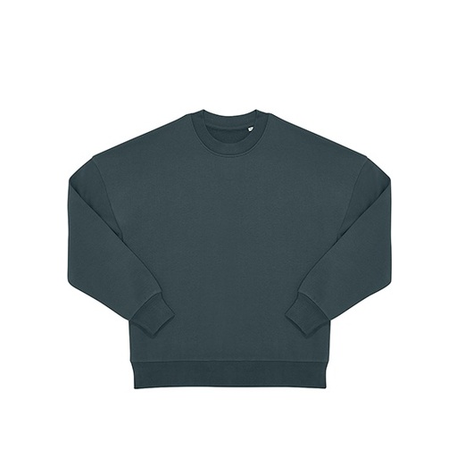 Bluza Oversize Bawełniana Recykling BCWG001 - Amalfi Teal