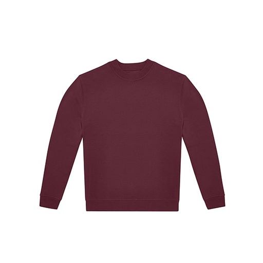 Bluza Klasyczna Swobodna Bawełniana Czesana BCWG004 - Burgundy