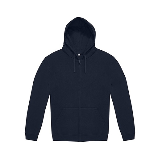 Bluza z Kapturem Klasyczna Luzna Bawełniana z Recyklingu BCWG006 - Navy