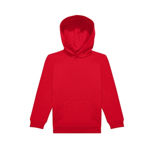 Bluza dziecieca z kapturem BCWK002 - Red