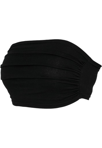 Dopasowany top bandeau bez rękawów BY017 - Black