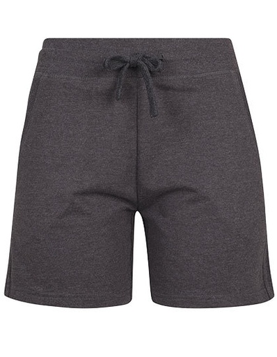 Damskie szorty frotte BY066 - Charcoal (Heather)