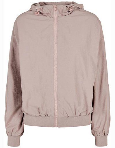 Kurtka Damska Oversize Poliamidowa BY182 - Dusk Rose