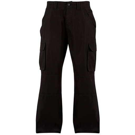 Spodnie Cargo Meskie Luzne Dlugie Bawelniane BY274 - Black