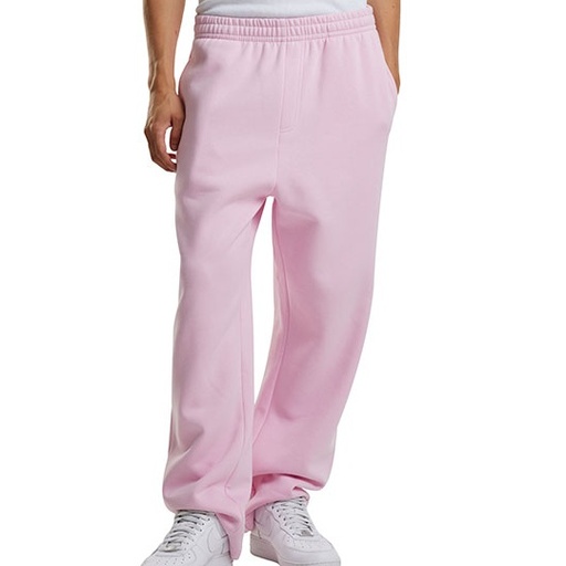 Spodnie Dresowe Luzny Kroj Bawełniane Poliestrowe BY288 - Soft Pink