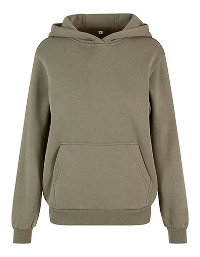 Bluza Damska Luzny Kroj Bawelniana BY289 - Pale Olive