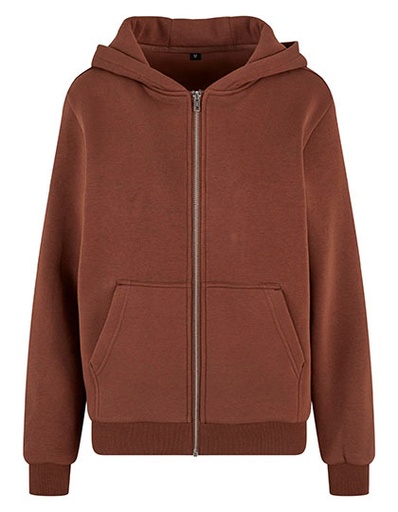 Bluza Damska Luzna Bawelniana BY290 - Chocolate Brown