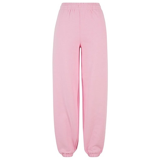 Spodnie Dresowe Damskie Luzne Bawelniane Puszyste BY291 - Soft Pink