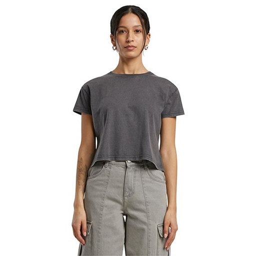 T-shirt Damski Krotki Bawelniany Vintage BY305 - Magnet