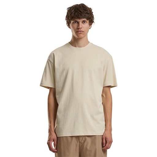 T-shirt bawełniany oversize BY308 - Sand