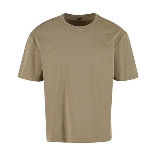 Koszulka Meska Oversize Bawelna Sorona BY364 - Pale Olive
