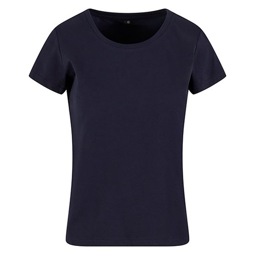 T-shirt Klasyczny Bawełniany z Sorona-poliestrem BY367 - Navy