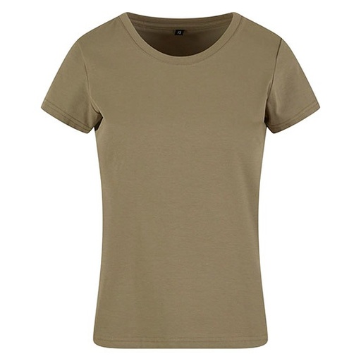 Damski T-shirt Klasyczny BY367 - Pale Olive