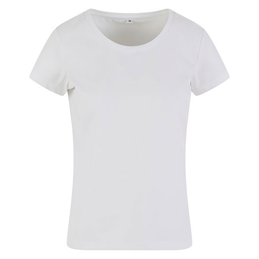 T-shirt Klasyczny Bawełniany z Sorona-poliestrem BY367 - White