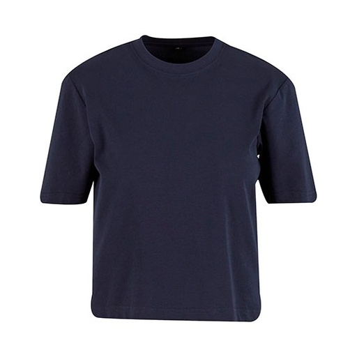 Damska Koszulka Oversize Bawełna Sorona BY369 - Navy