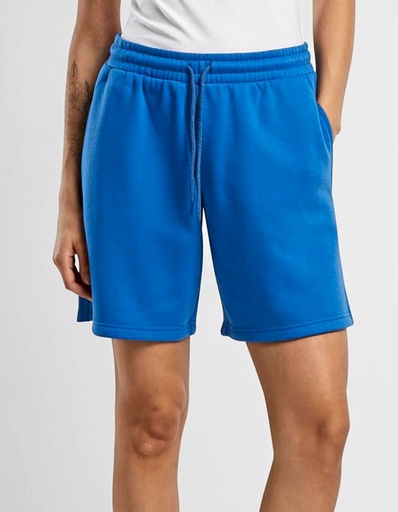 Szorty Damskie Klasyczne Bawelna Poliester BYBB032 - White