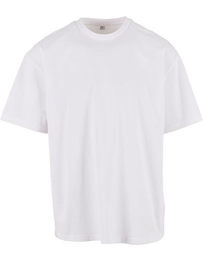 T-shirt Męski Luźny Bawełniany BYBB035 - White Sand