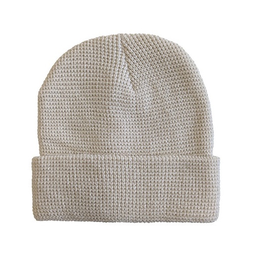 [C1463-1000387953] Czapka Dzianinowa C1463 - Sand